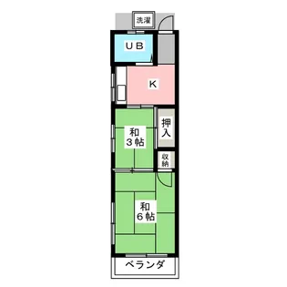 永山コーポ【2階】の間取り