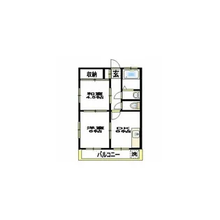 マンション萩が丘【3階】の間取り