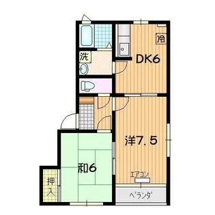 ドミール I【1階】の間取り