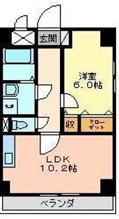 Peace House MIII【6階】の間取り