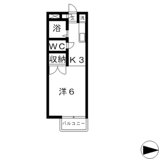 ゼフィール C【1階】の間取り