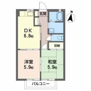 レファ【2階】の間取り