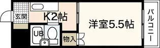 舟入 松尾ビル【4階】の間取り