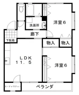 ビックストーンC【2階】の間取り