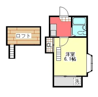 静岡県静岡市葵区一番町【アパート】の間取り
