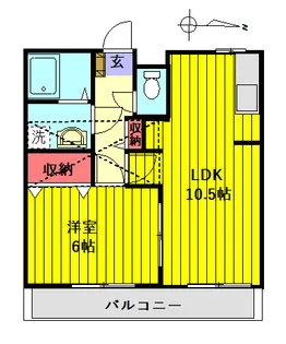 アーリアオオツカII【2階】の間取り