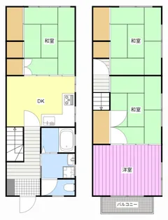 静岡県掛川市紺屋町【一戸建】の間取り
