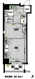 スパシエ・エル新横浜【2階】の間取り