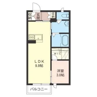 シャルール【1階】の間取り