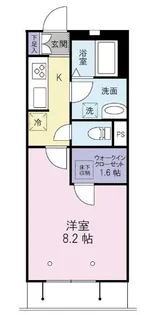 オークハウス洗足【1階】の間取り