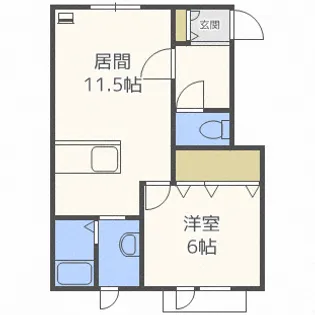 DINASTIA【1階】の間取り