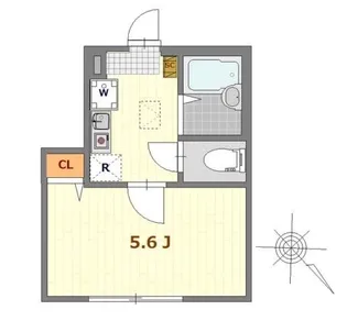 バーミープレイス西新宿【1階】の間取り