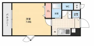 エストヴィラ東福岡【8階】の間取り