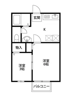 エスペランス【2階】の間取り