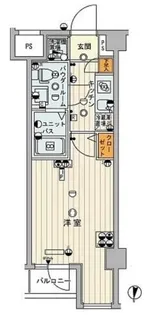 東京都新宿区榎町【マンション】の間取り