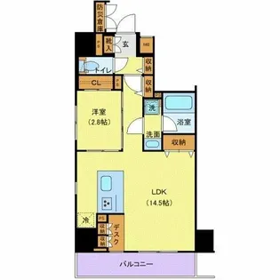 東京都中央区日本橋横山町【マンション】の間取り