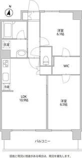 パークサイドコート【3階】の間取り
