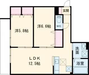Confort yamato【2階】の間取り