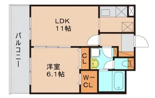 千葉県松戸市小金きよしケ丘4【マンション】の間取り