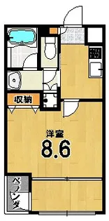 サンパレス里ノ前【2階】の間取り