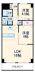 テルプシコレ東村山【5階】の間取り