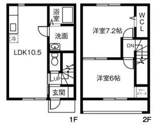 OAKHILLSの間取り
