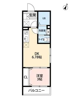 グロースフル南行徳【1階】の間取り