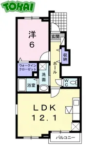 サンエイト【1階】の間取り