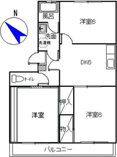 メゾン・オーガスト【3階】の間取り