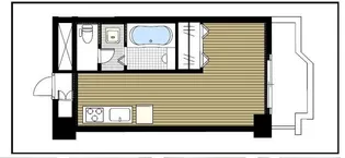 築地永谷コーポラス【2階】の間取り