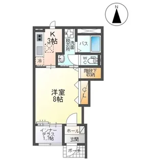 『メゾン・モナミII』【1階】の間取り