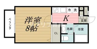 エスパシオC【1階】の間取り