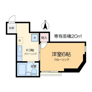 万里第2ビル【3階】の間取り