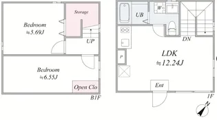 BEL FIORE SUGAMO【1階】の間取り