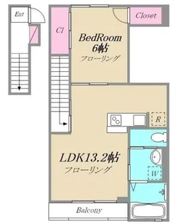メルヴェーユ町田【2階】の間取り