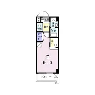 グラッチェ【7階】の間取り