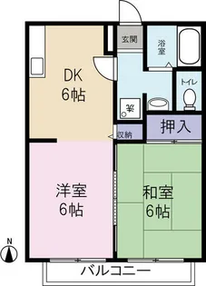 アネックス東名【2階】の間取り