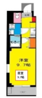 b’CASA新小岩【2階】の間取り