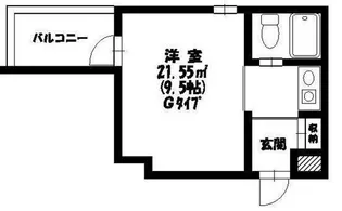 アルファ清心町II【3階】の間取り