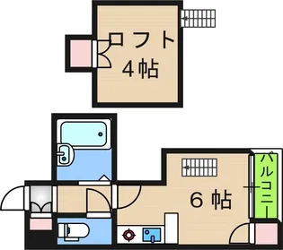 レガーレ玉出【2階】の間取り