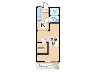 上原コ-ポラス【3階】の間取り