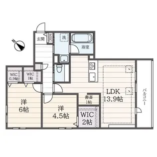 東京都世田谷区深沢5【マンション】の間取り
