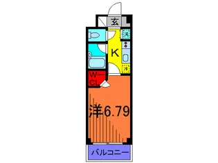 メルベーユ池之内【5階】の間取り