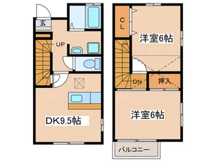 神奈川県秦野市三屋【一戸建】の間取り