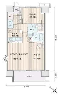 東京都江東区豊洲3【マンション】の間取り