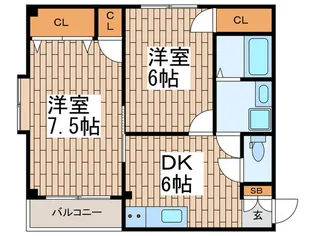 リヴィエ-ルノムラ【2階】の間取り
