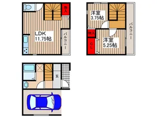 埼玉県さいたま市桜区新開2【一戸建】の間取り