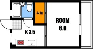K・B・M長束(ケービーエム)【2階】の間取り