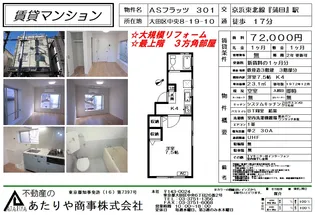 ASフラッツ【3階】の間取り