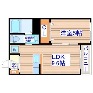 エターナルウィステリア【1階】の間取り
